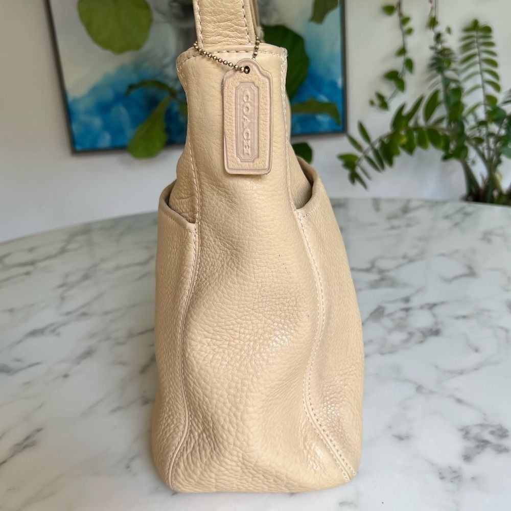 Coach Vintage Sonoma Pocket Shopper Natural Grain Leather Tote Bag Wheat 4920 - Picture 4 of 16